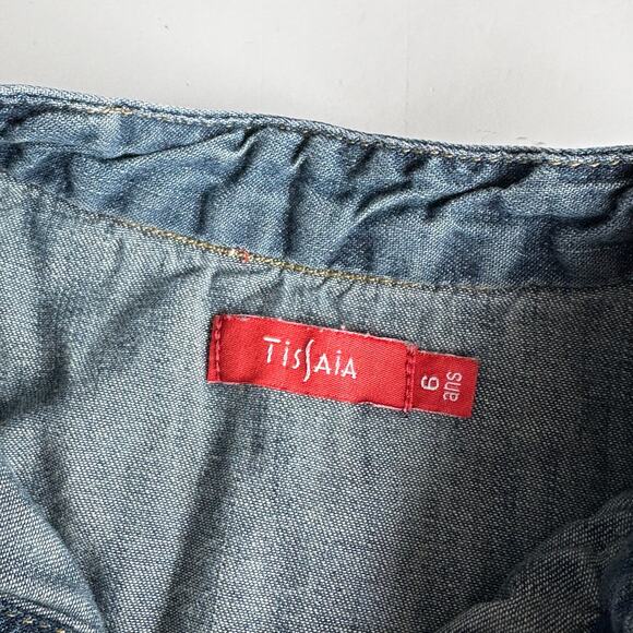 Tissaia Denim Henley Top - Girls Size 6 - Excellent! - Picture 4 of 4